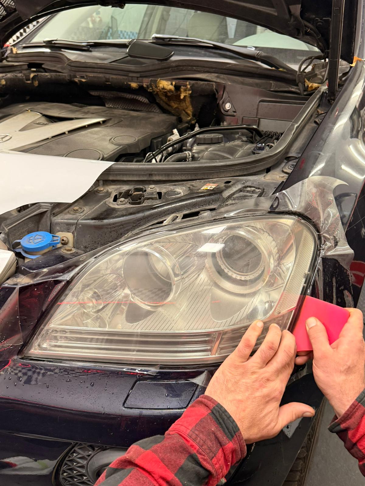 Mercedes ML - Oklejanie reflektorów